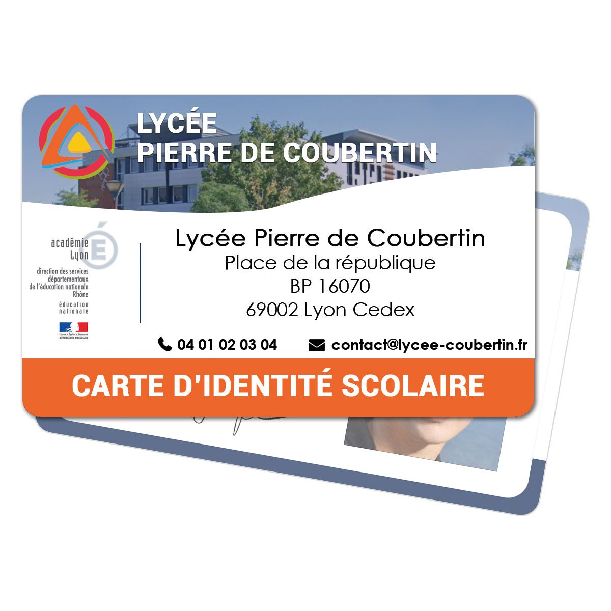 Carte PVC standard