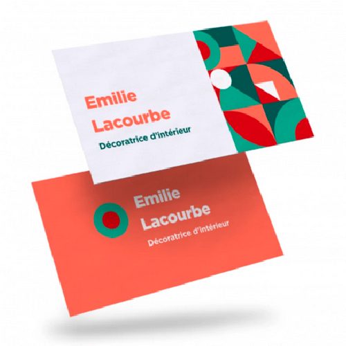 Carte de visite soft touch